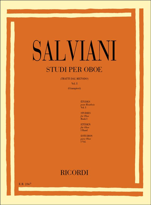 Studi per oboe (tratti dal Metodo) Vol. I - Volume I - pro hoboj